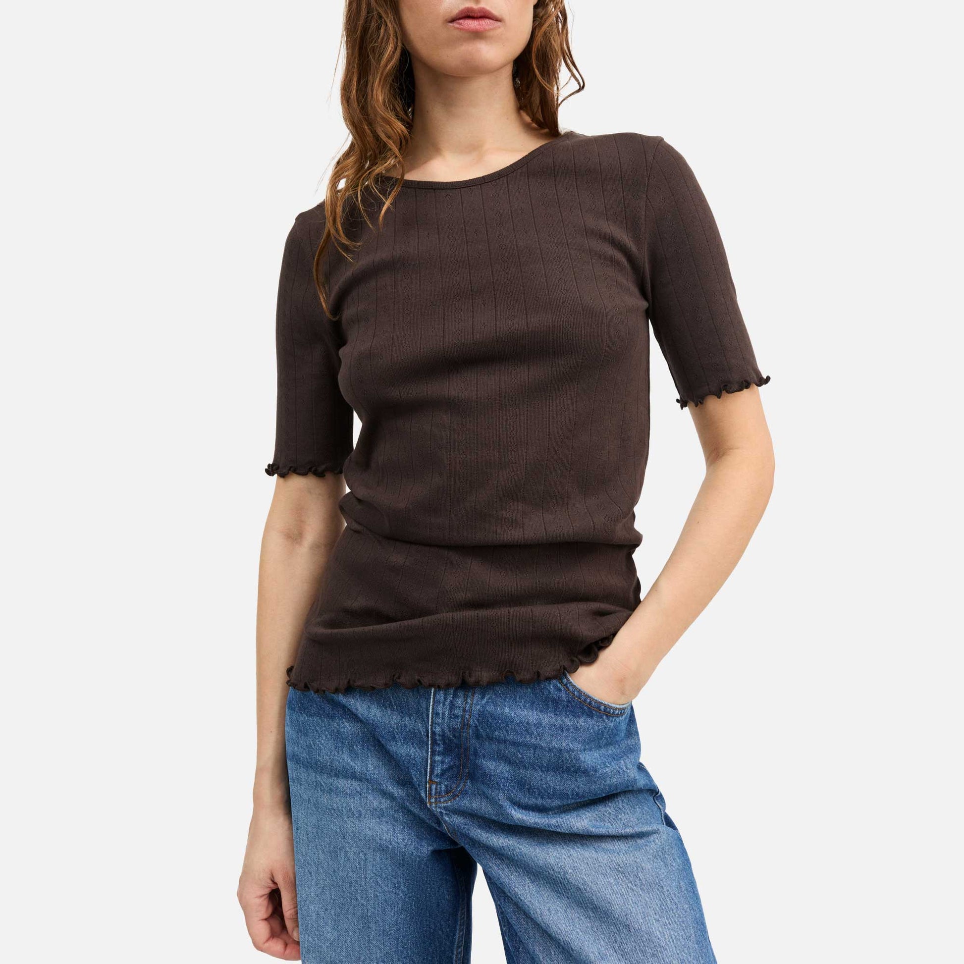 Edie Tee Dark Brown