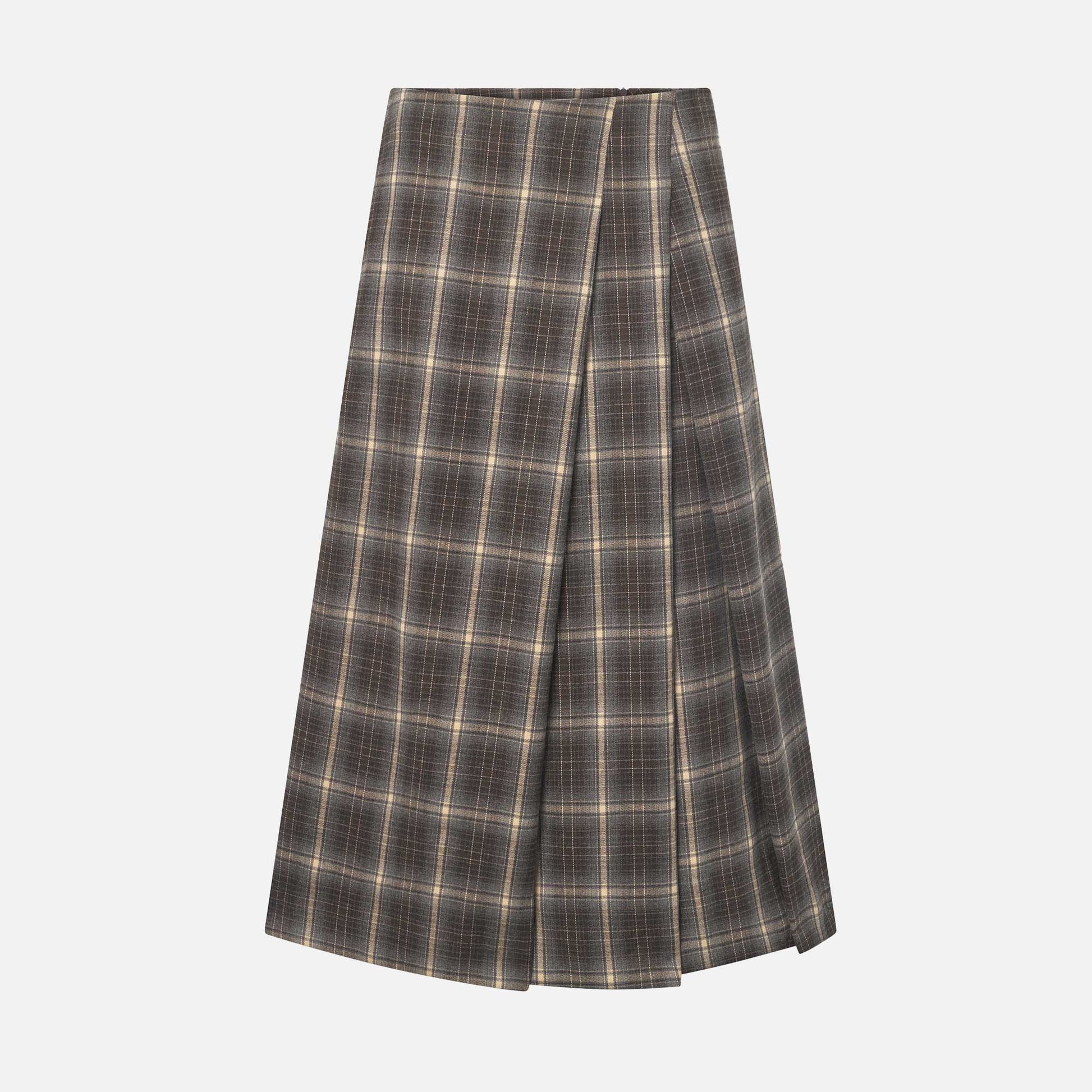 Elaine Skirt Green Multi Check