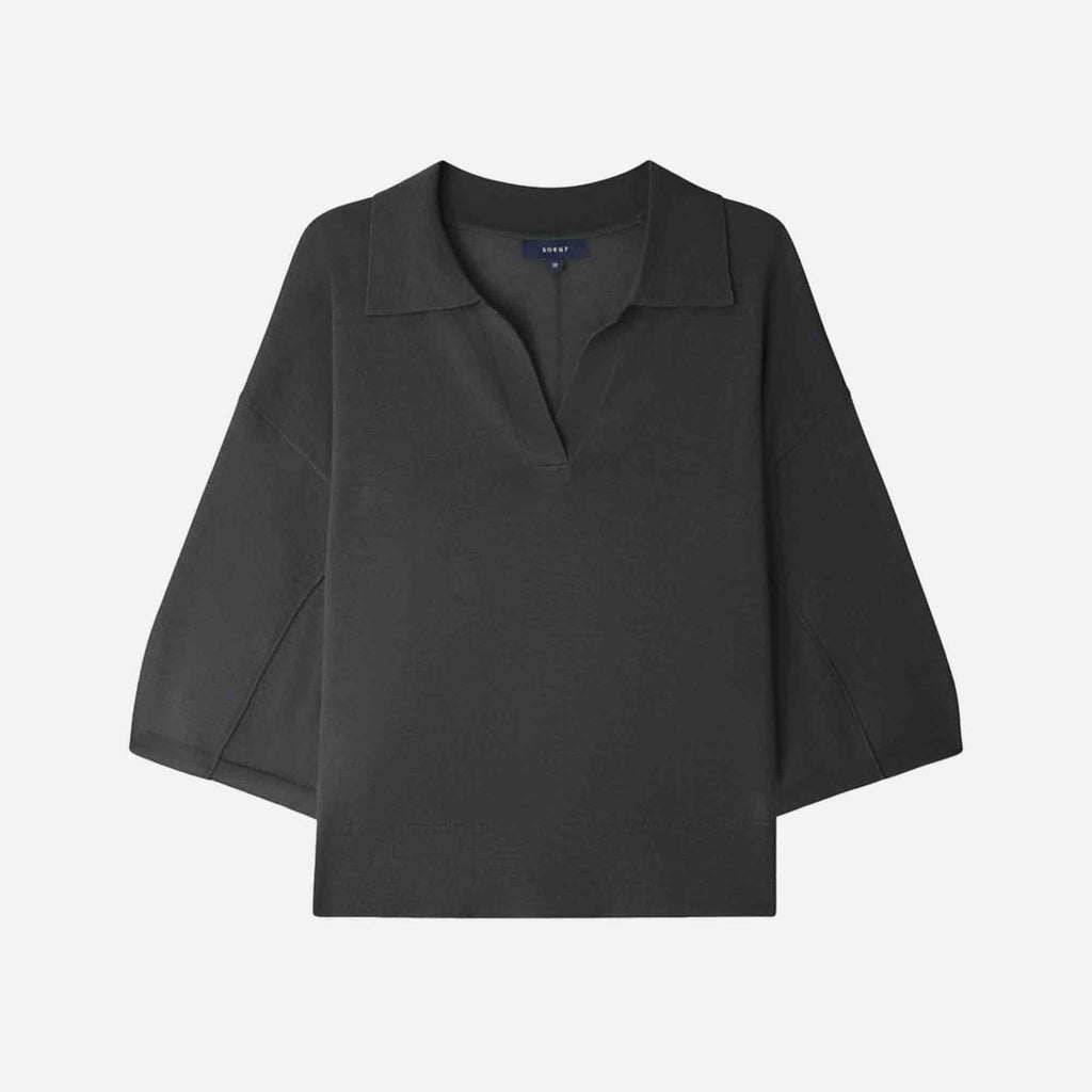 Elton Pullover Gris/Bleu