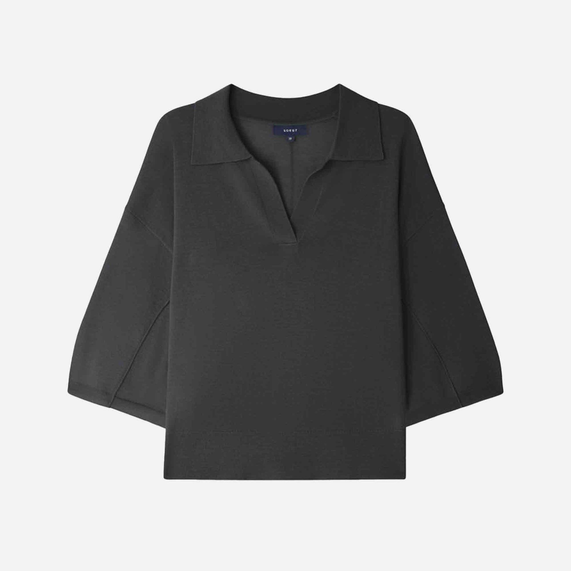 Elton Pullover Gris/Bleu