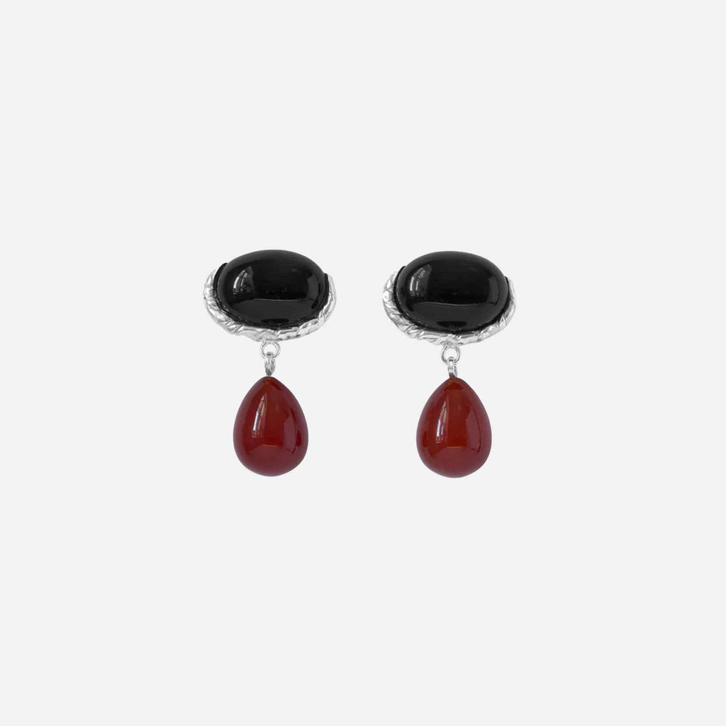Embleme Black Cherry Earrings