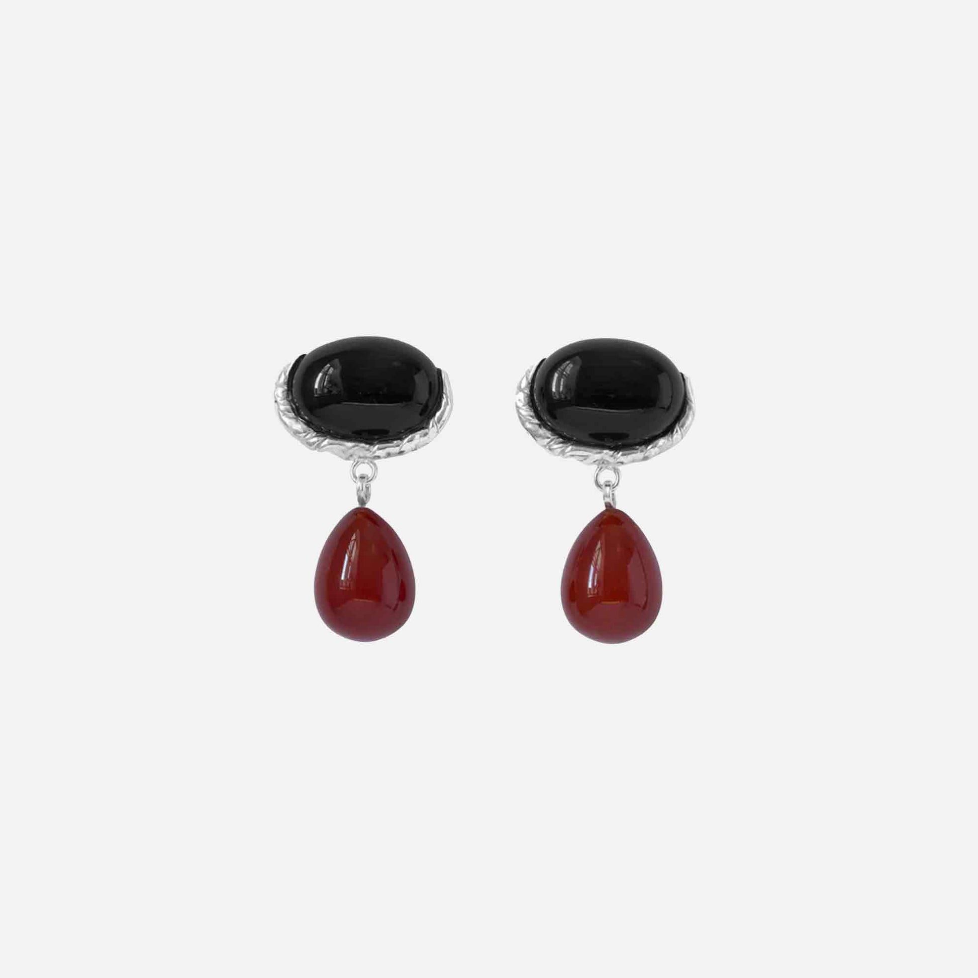 Embleme Black Cherry Earrings