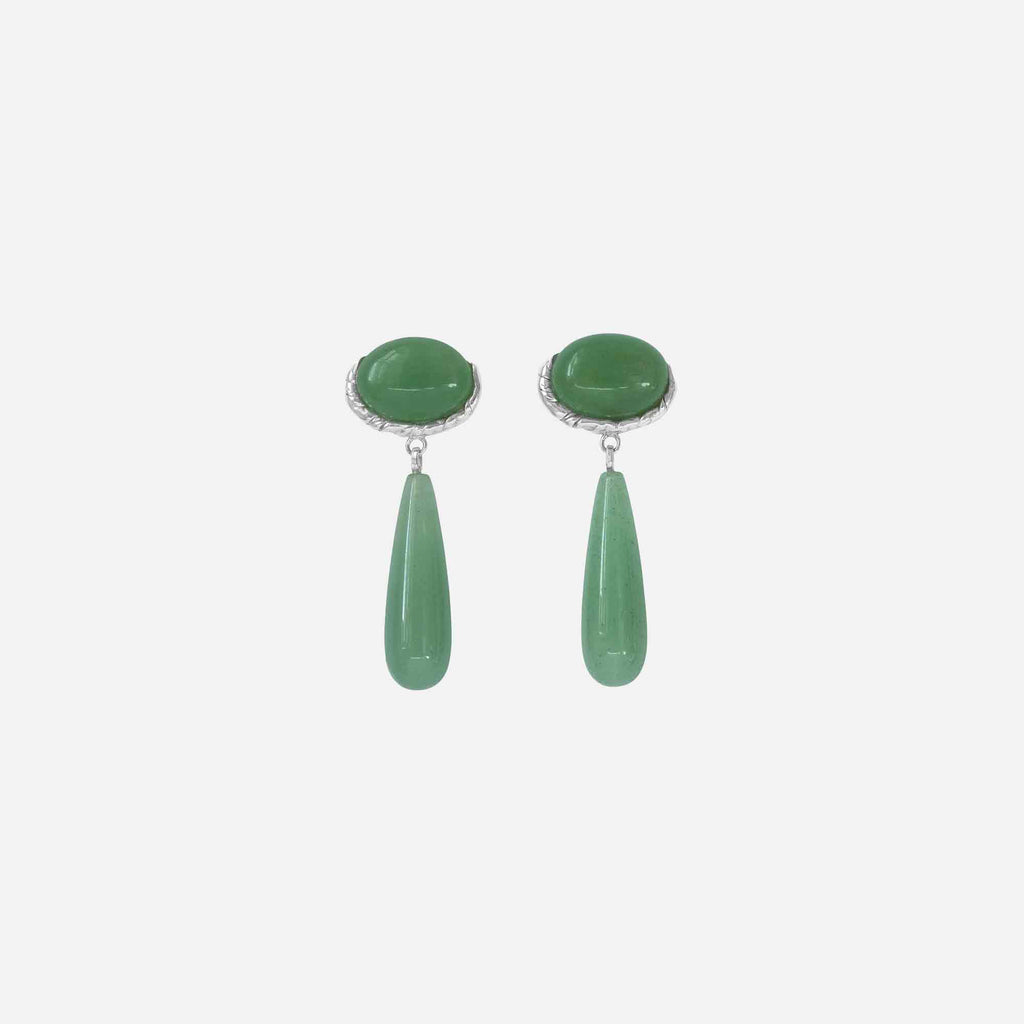 Embleme Grande Aventurine Earrings
