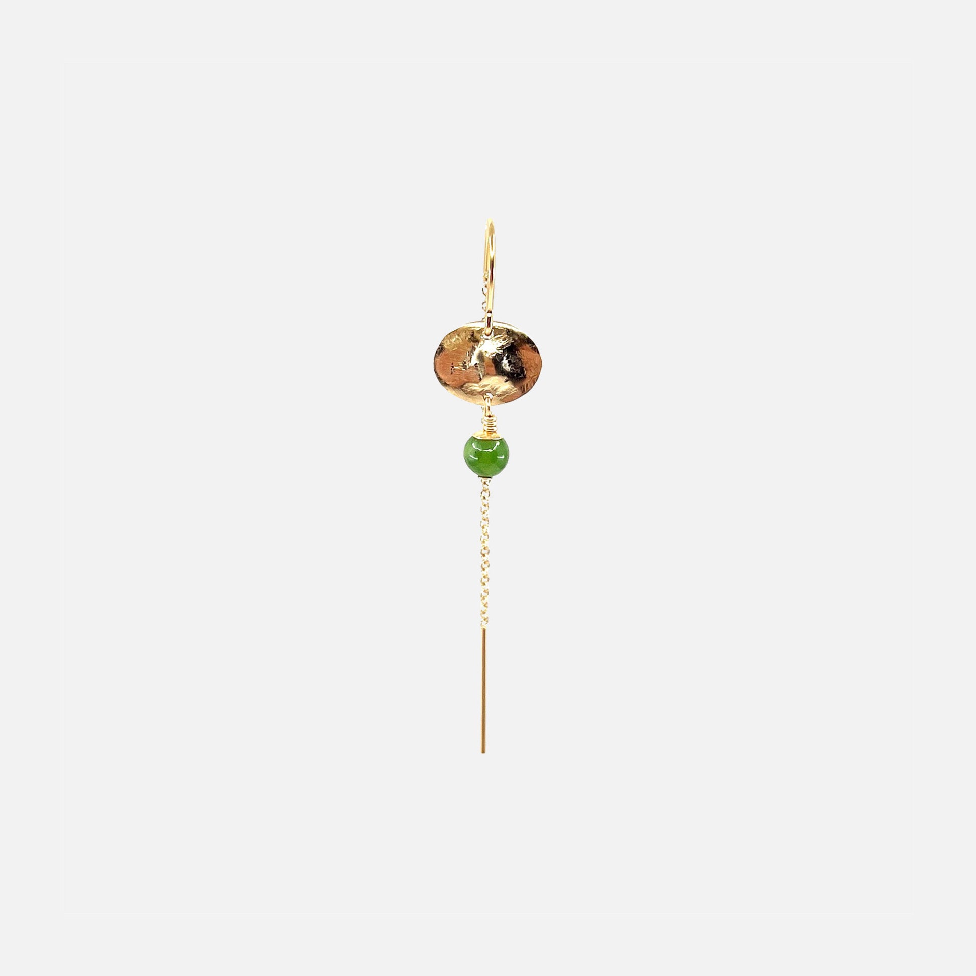 Erica Earring Green Jade