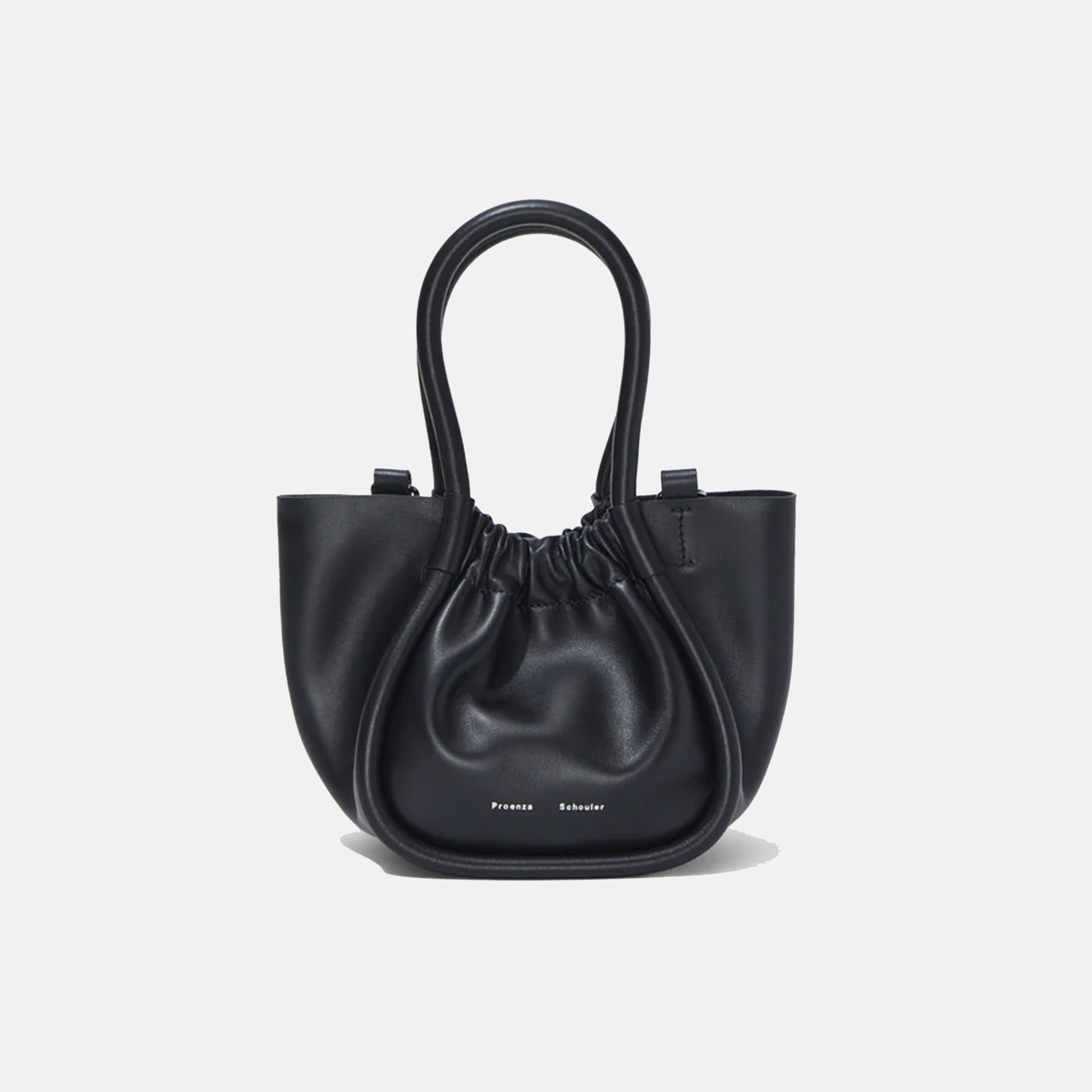 Extra Small Ruched Tote Black