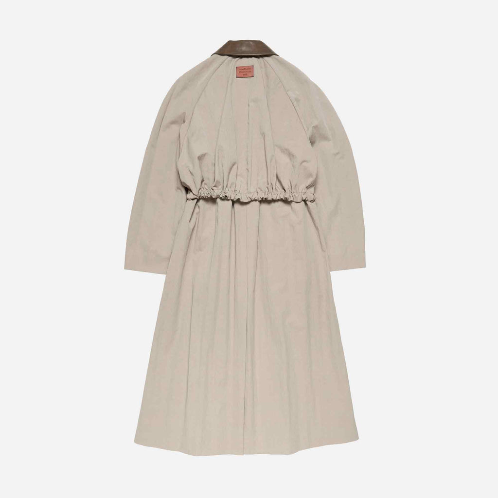 Belted Trench Coat Khaki Grey