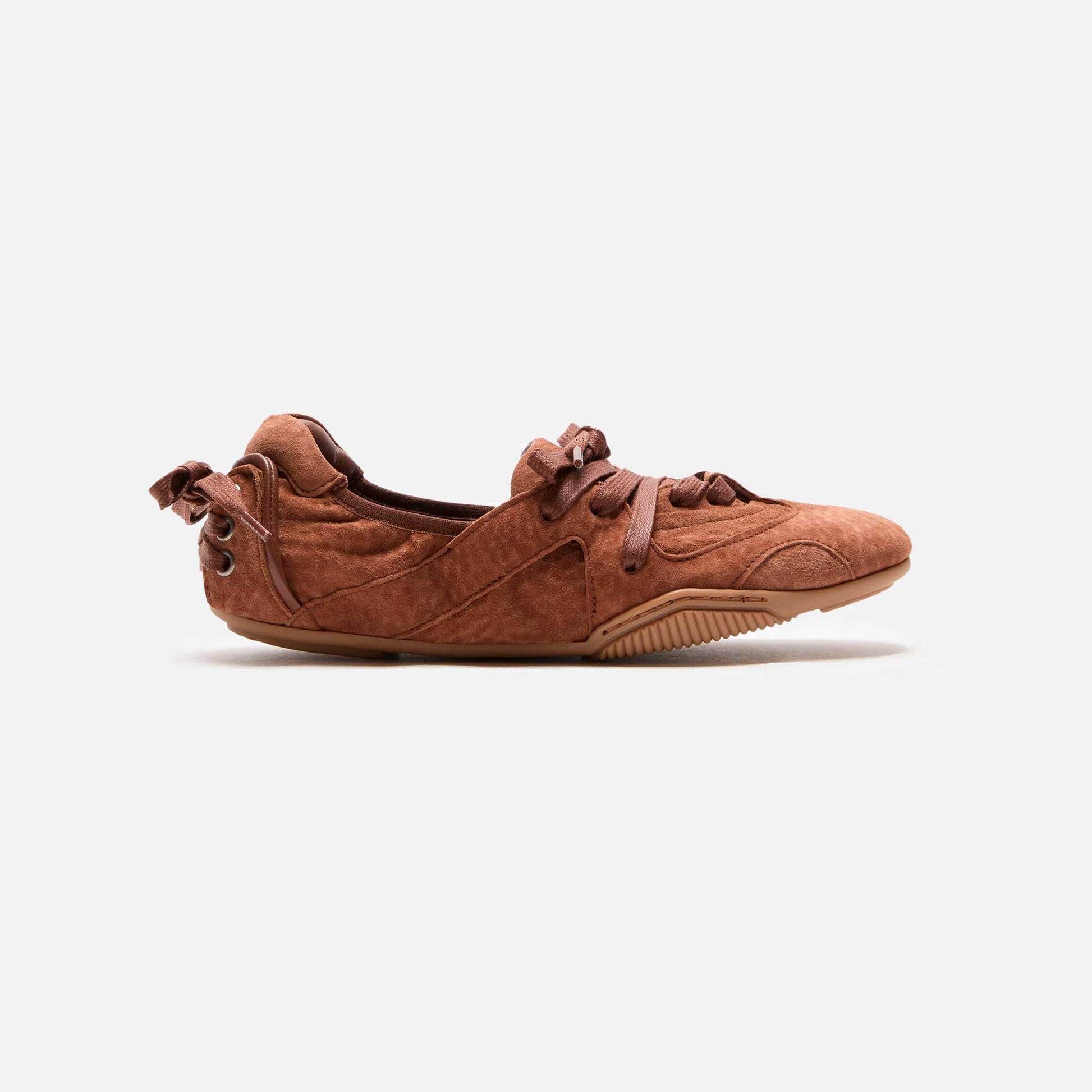 Lace-Up Shoes Brown