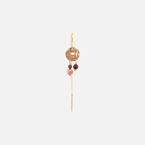 Falke Earring Pink Rhodocrosite