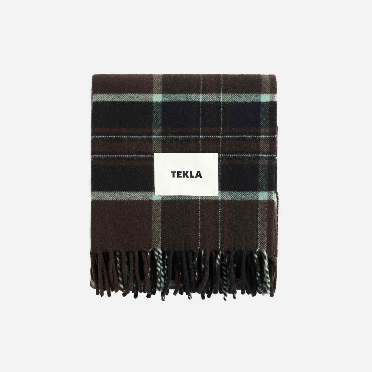 Lambswool Fringed Blanket Fearn Plaid