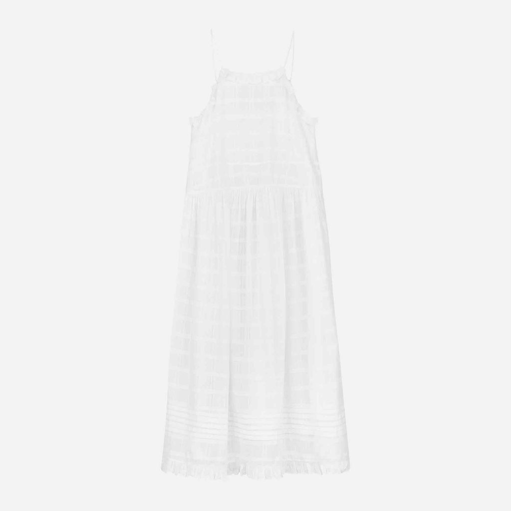 Fiore Strap Dress Optic White