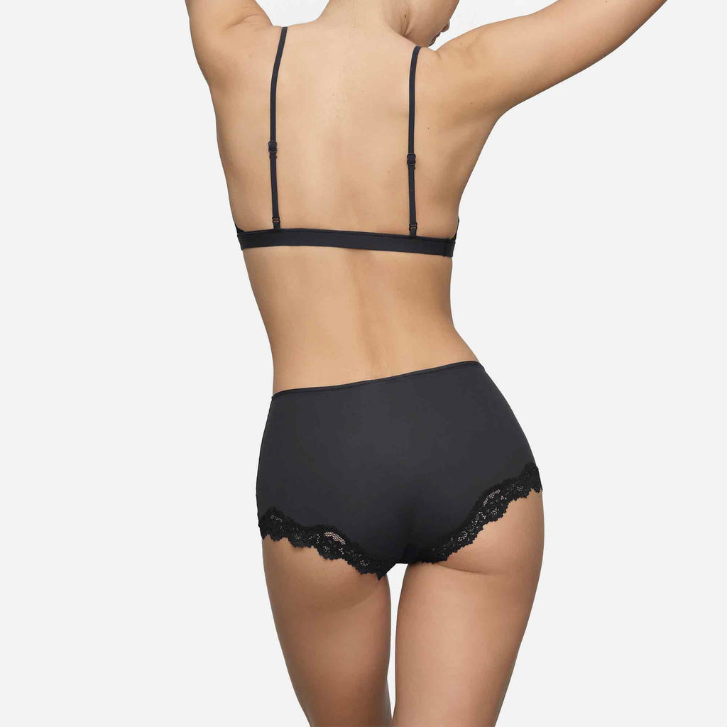Fits Everybody Lace Boyshort Onyx
