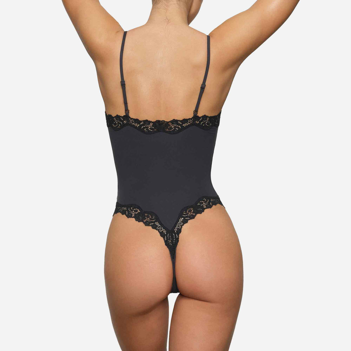 Fits Everybody Lace Cami Bodysuit Onyx