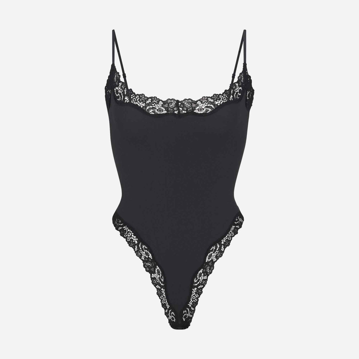 Fits Everybody Lace Cami Bodysuit Onyx