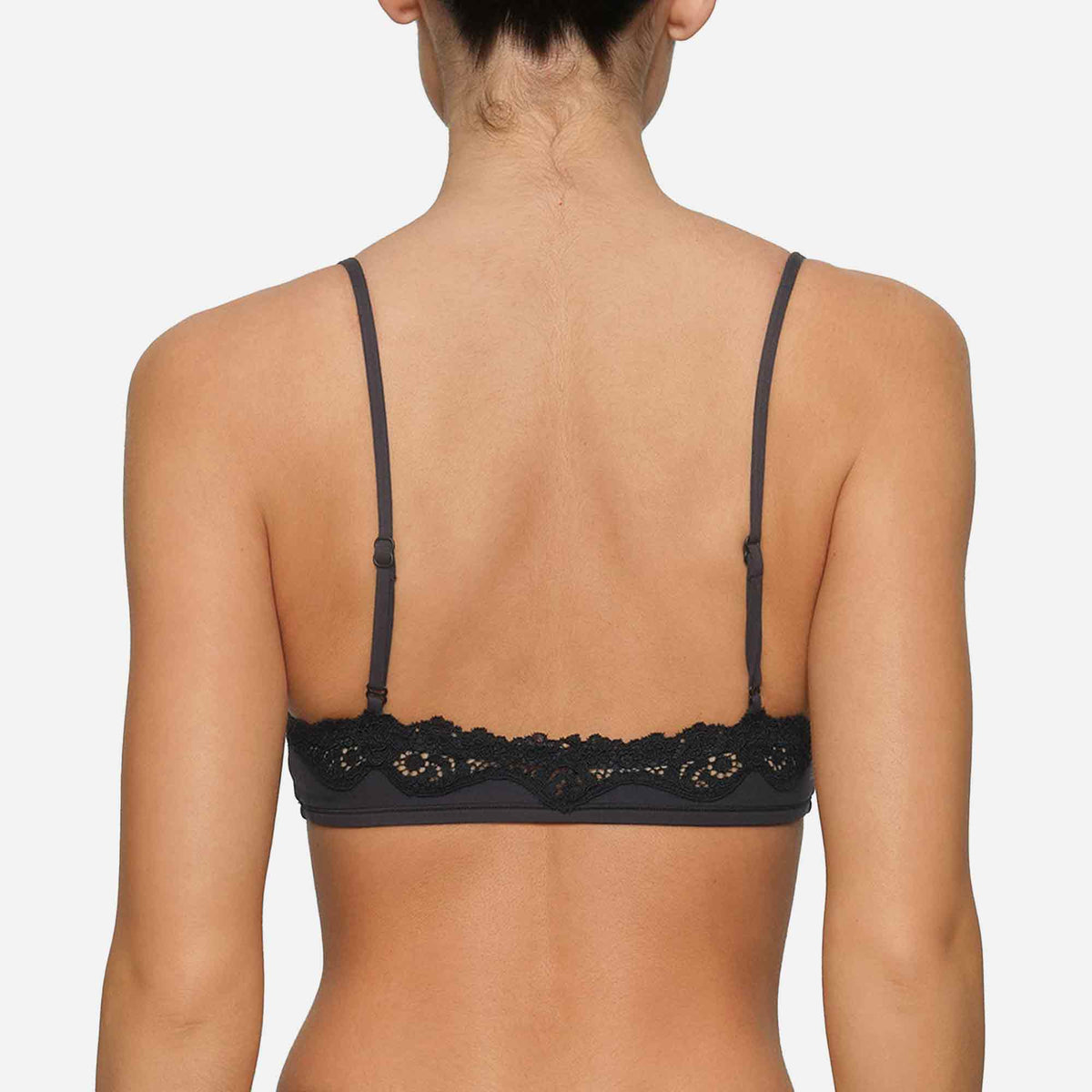 Fits Everybody Lace Scoop Bralette Onyx