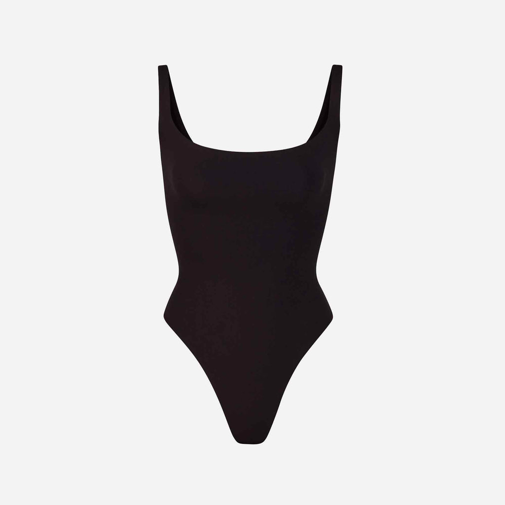 Fits Everybody Square Neck Bodysuit Onyx