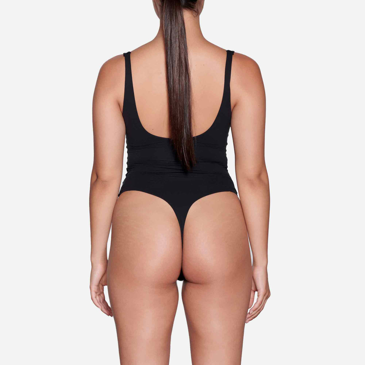 Fits Everybody Square Neck Bodysuit Onyx