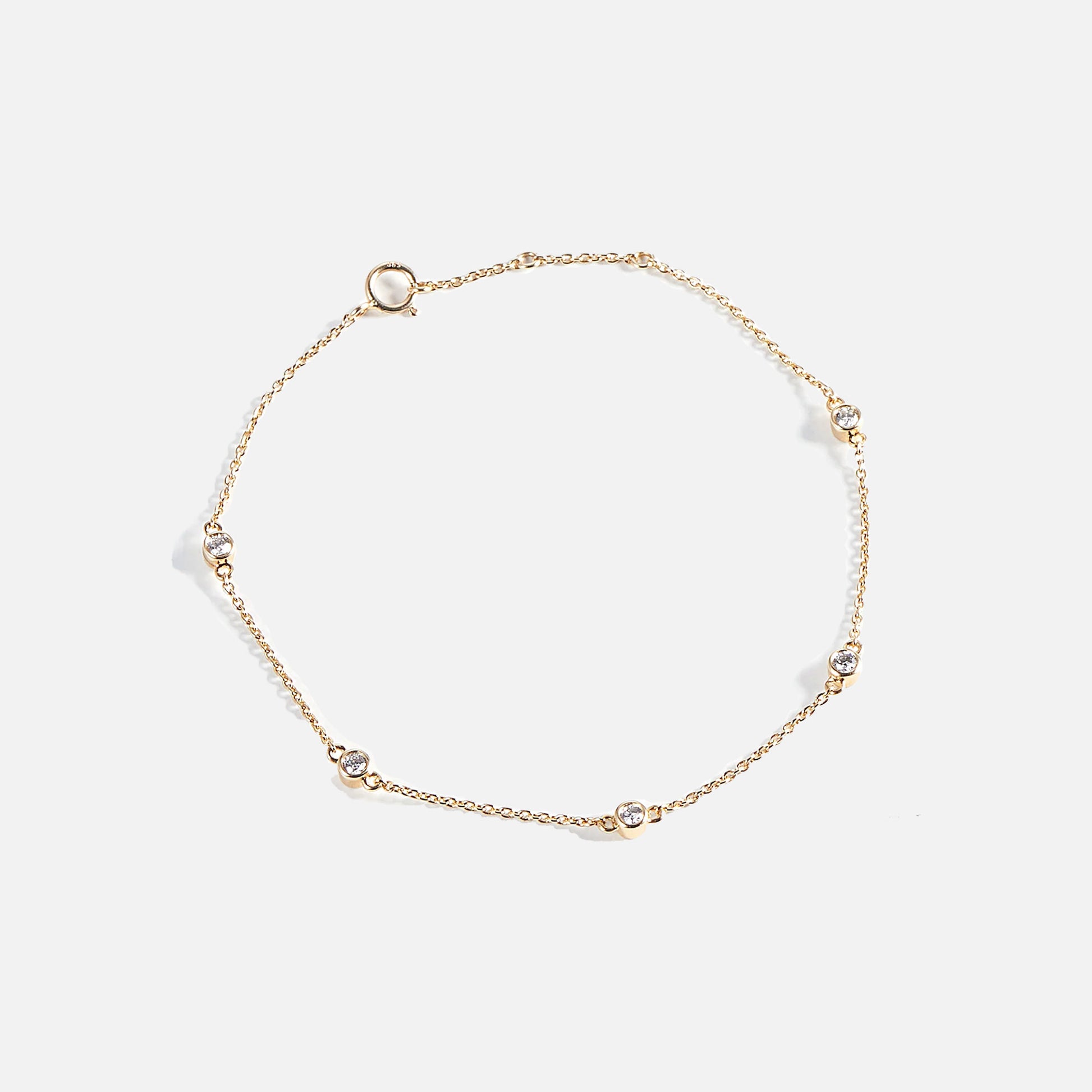 Five Diamond Bracelet