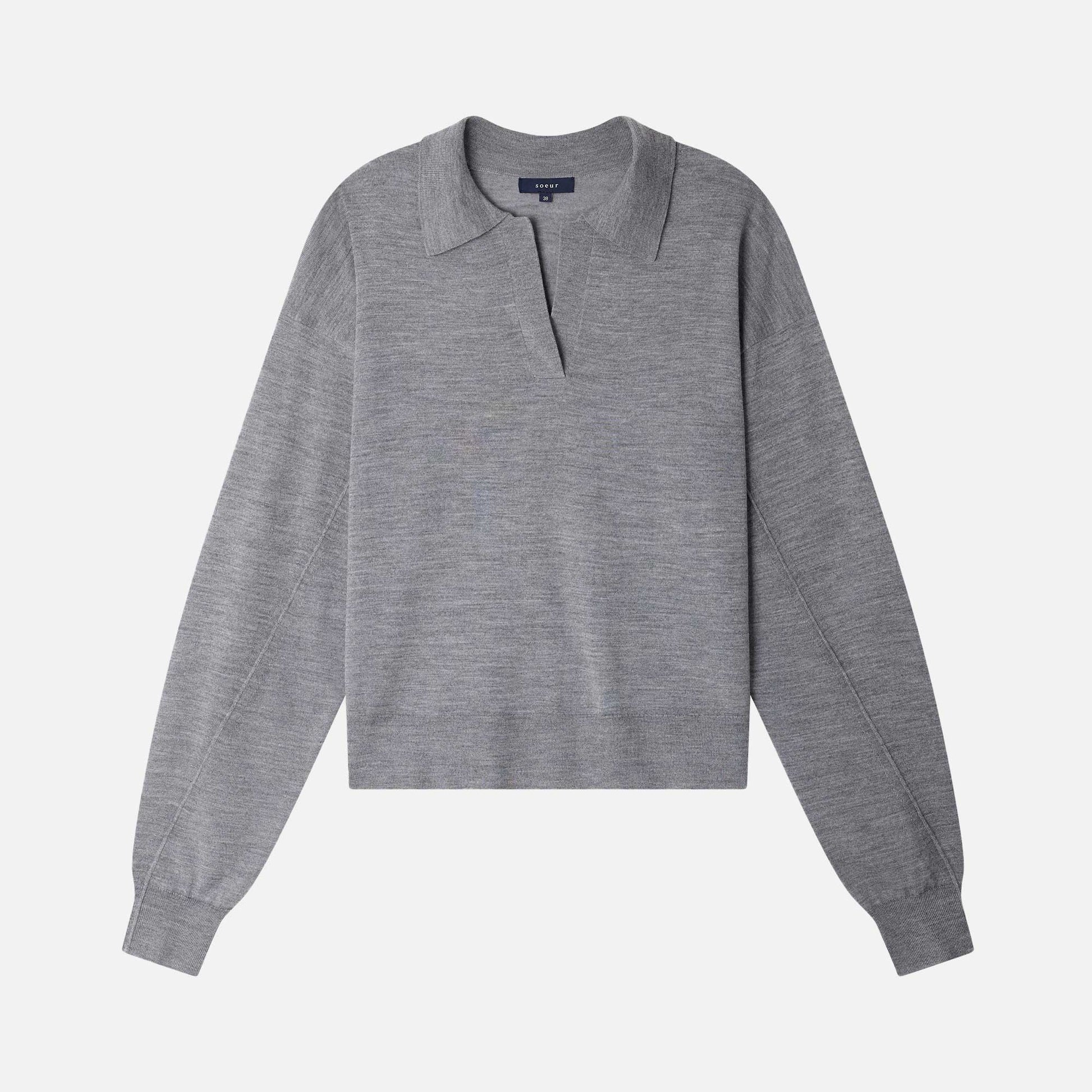Fleming Knit Gris Chine