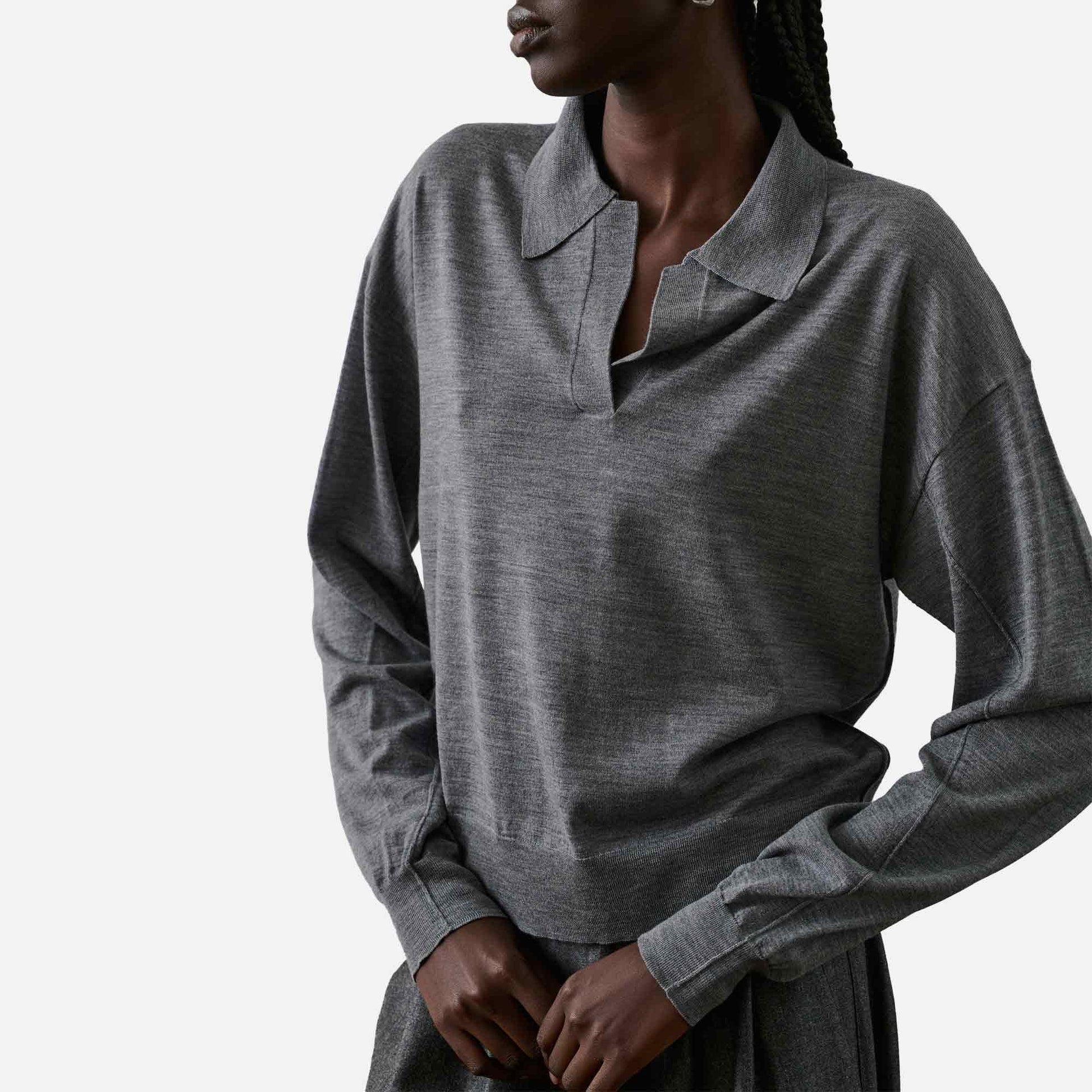 Fleming Knit Gris Chine