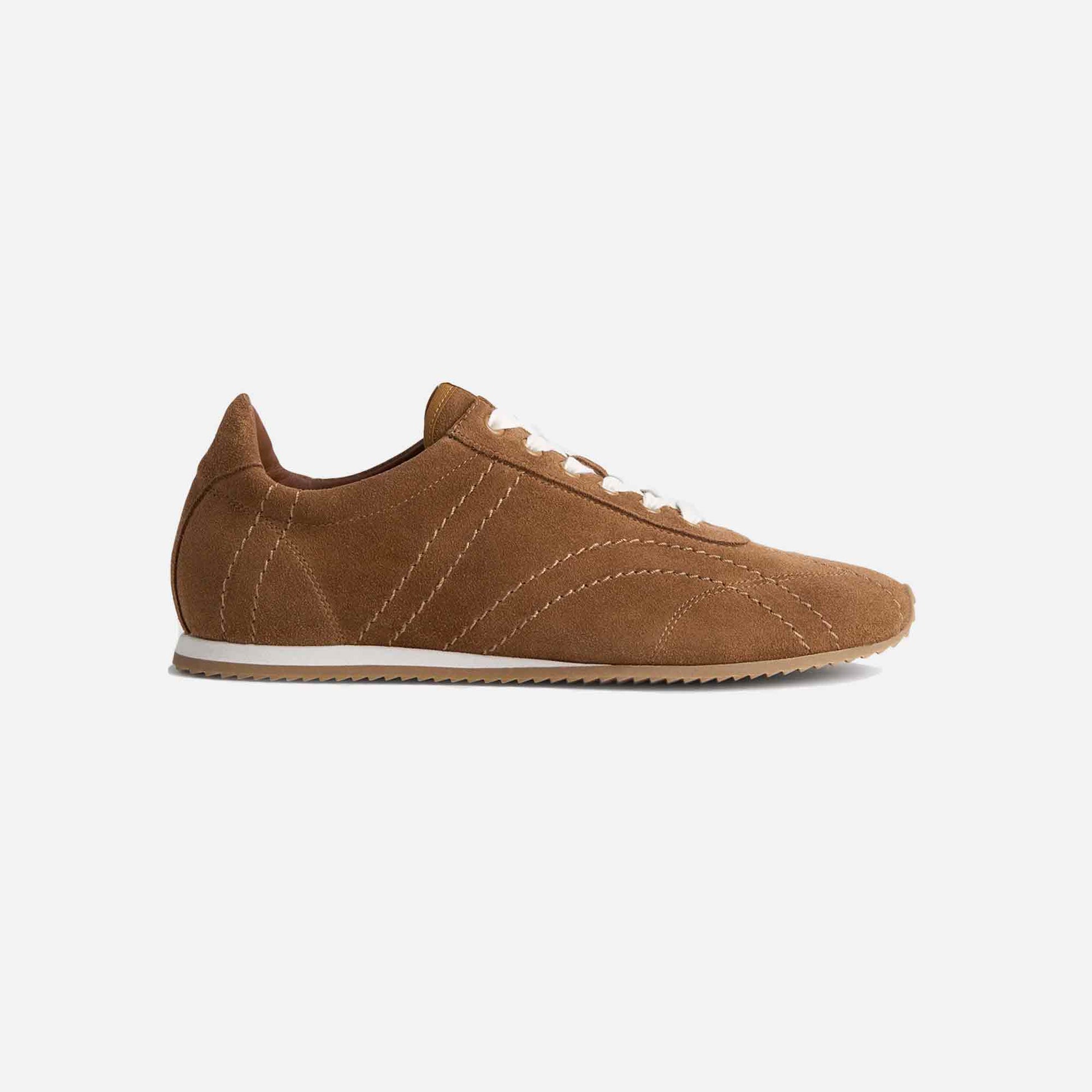 Flex Suede Sneakers Copper