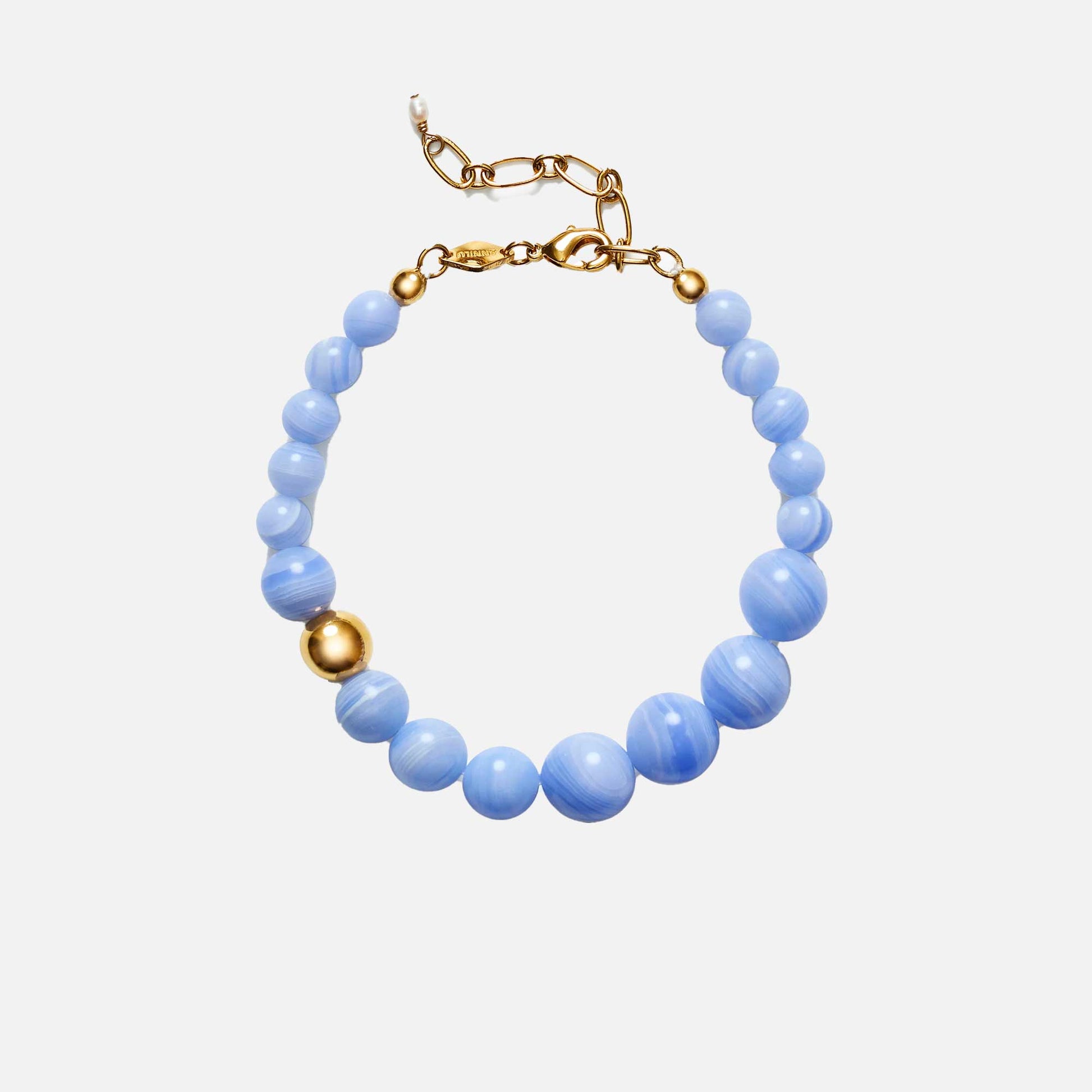 Float Bracelet Blue Lace Agate