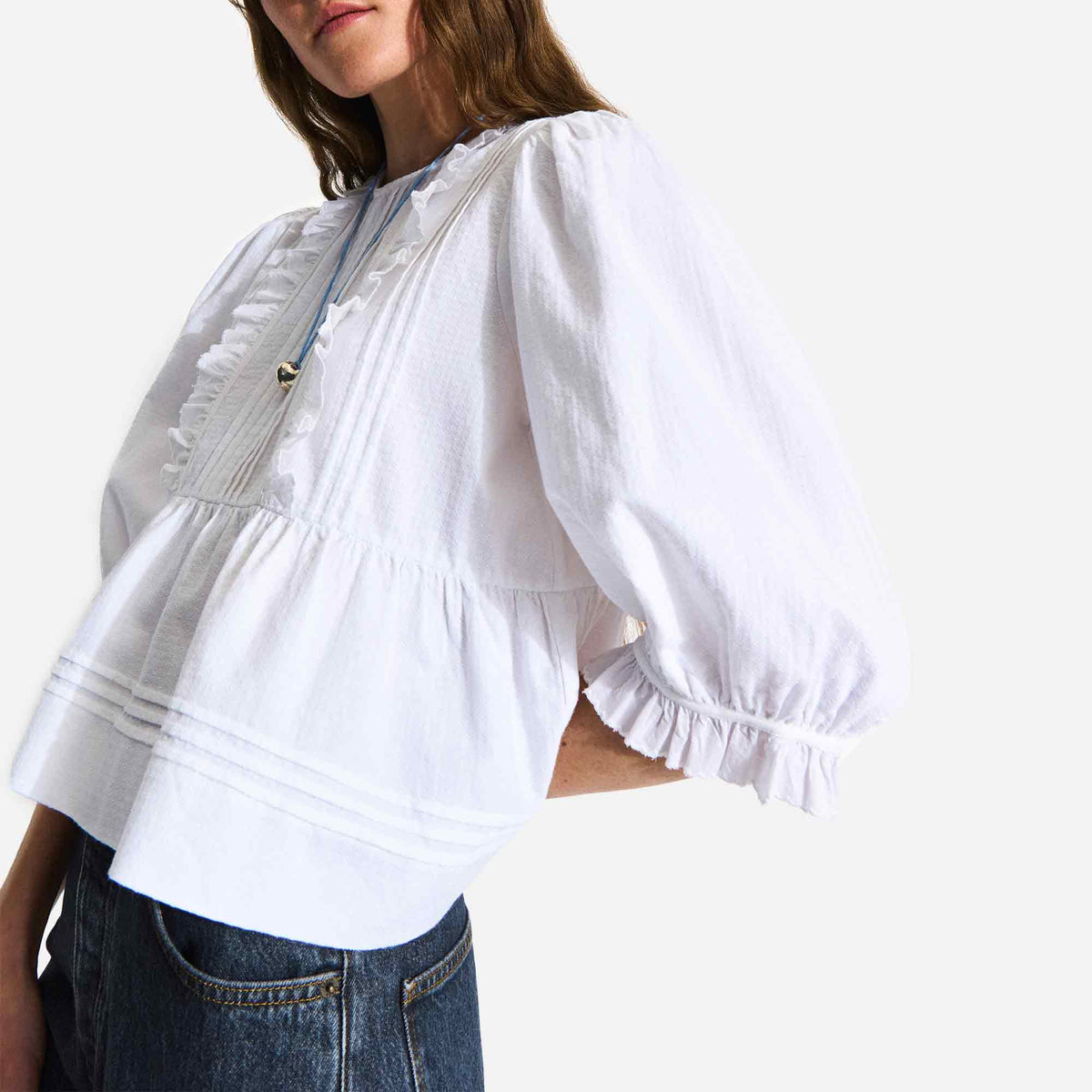 Florentia Blouse Optic White