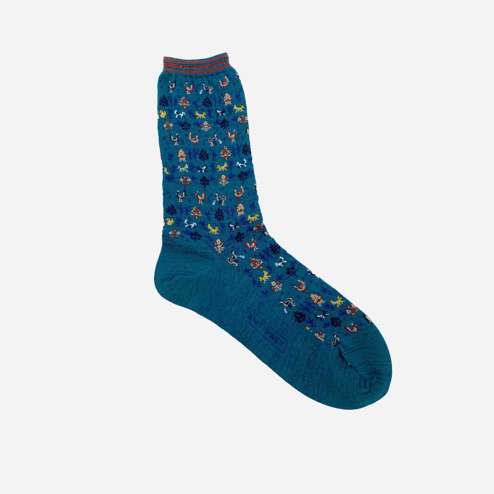 Forest Mate Socks Turquoise