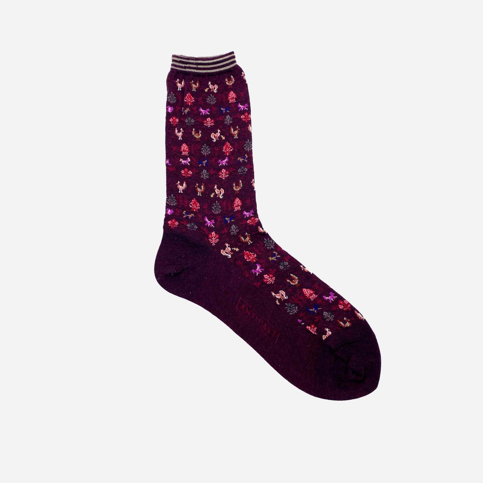Forest Mate Socks Wine