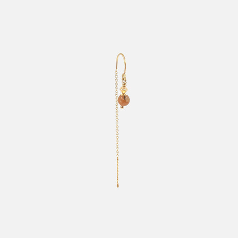 Frida Earring Brown Rhodocrosite