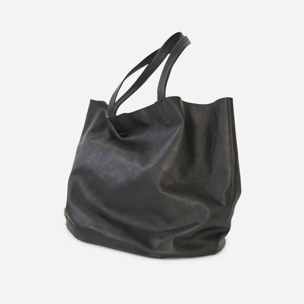 Fullgrain Leather Tote Bag Black