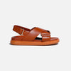 Fussbett Sandal Gold Brown