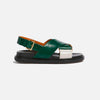 Fussbett Sandal Green/Chalk