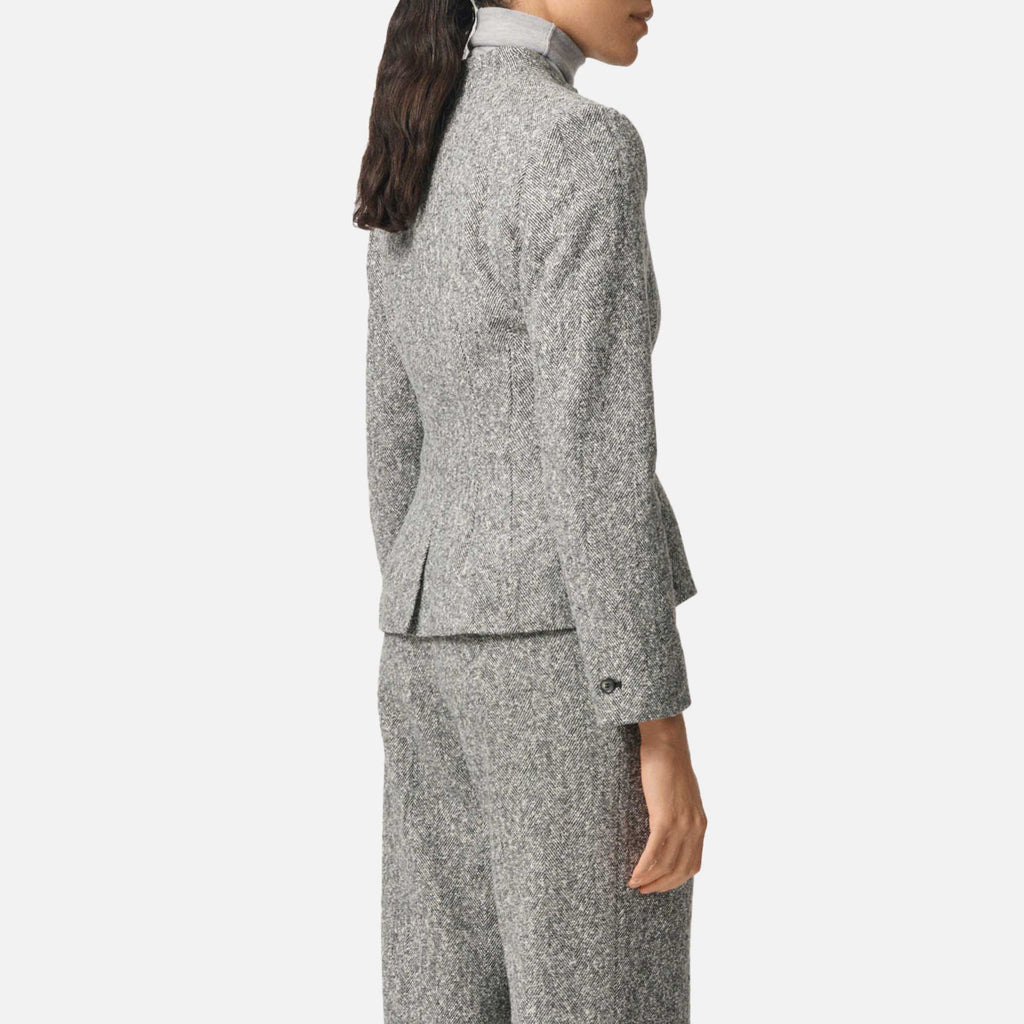Gabriella Blazer Herringbone Black/White