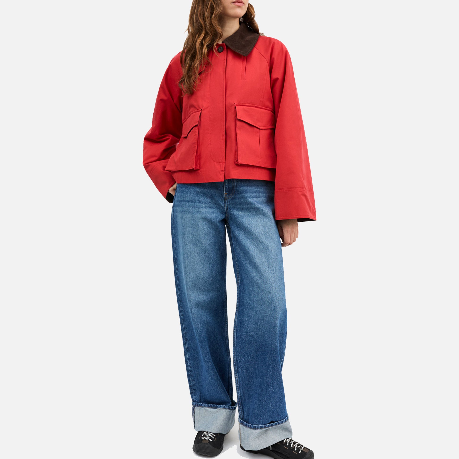 Gaby City Jacket Aurora Red