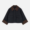 Gaby City Jacket Black/Brown
