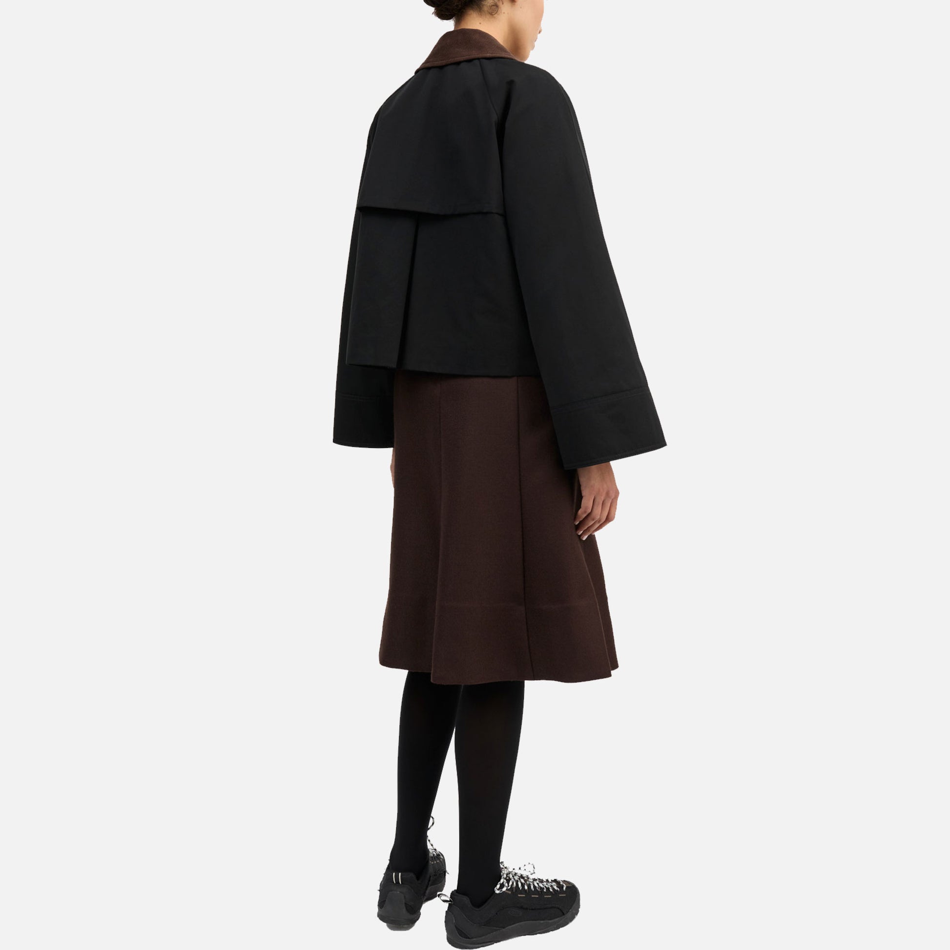 Gaby City Jacket Black/Brown