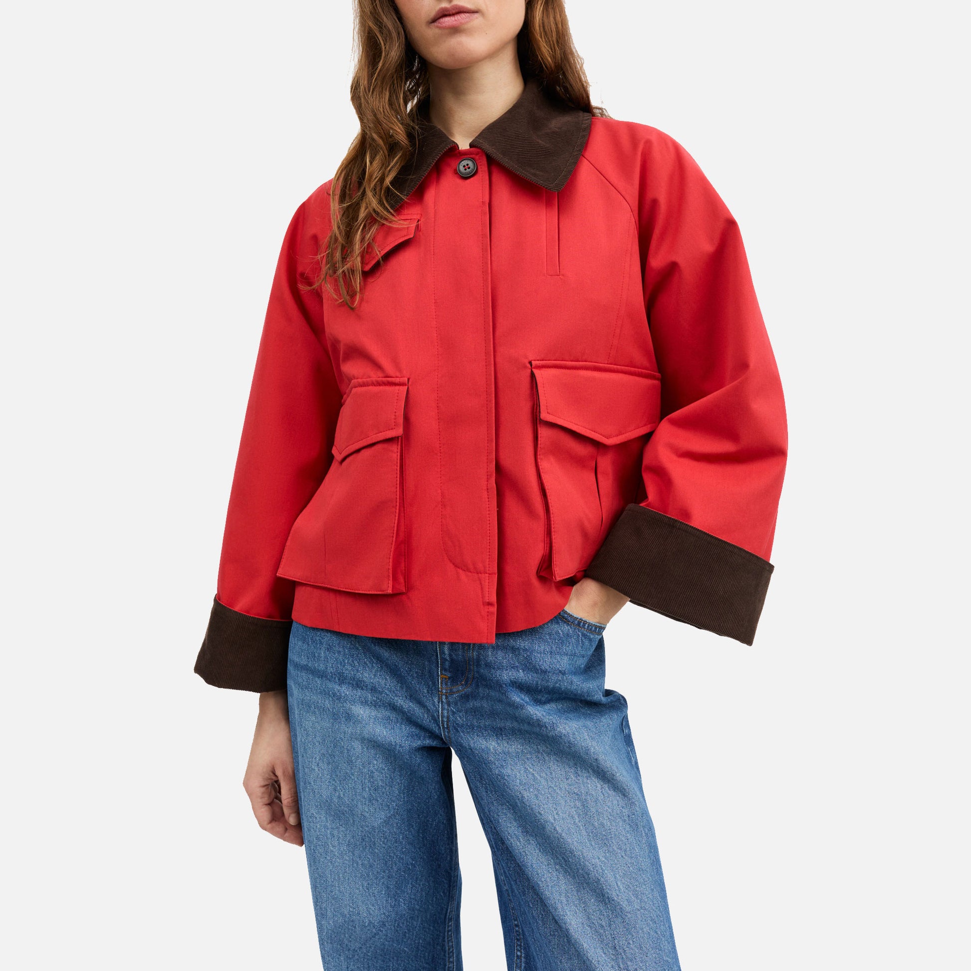 Gaby City Jacket Aurora Red