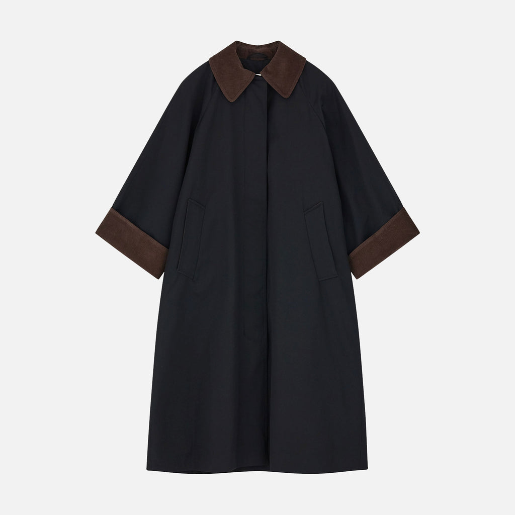 Gaby Coat Black/Brown