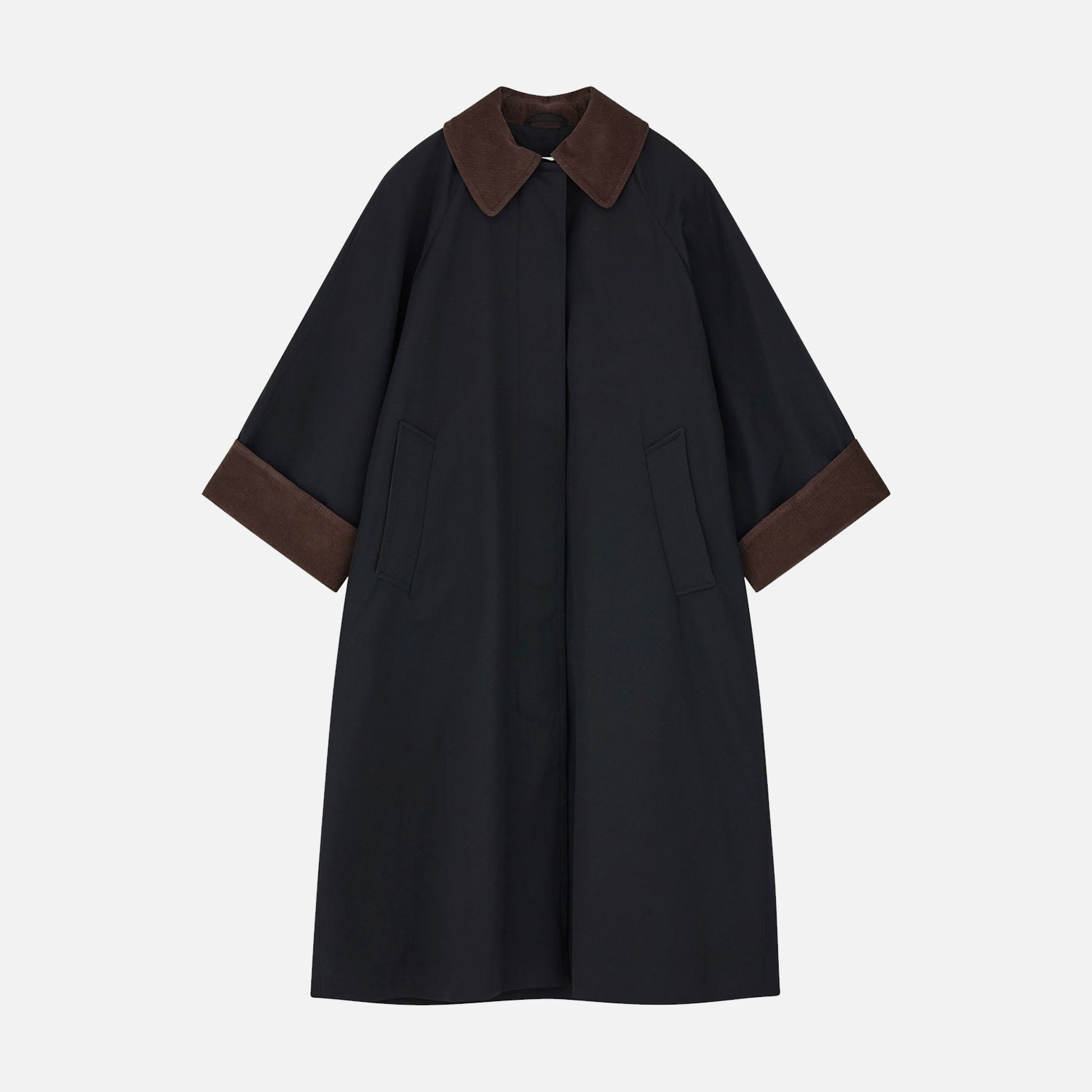 Gaby Coat Black/Brown