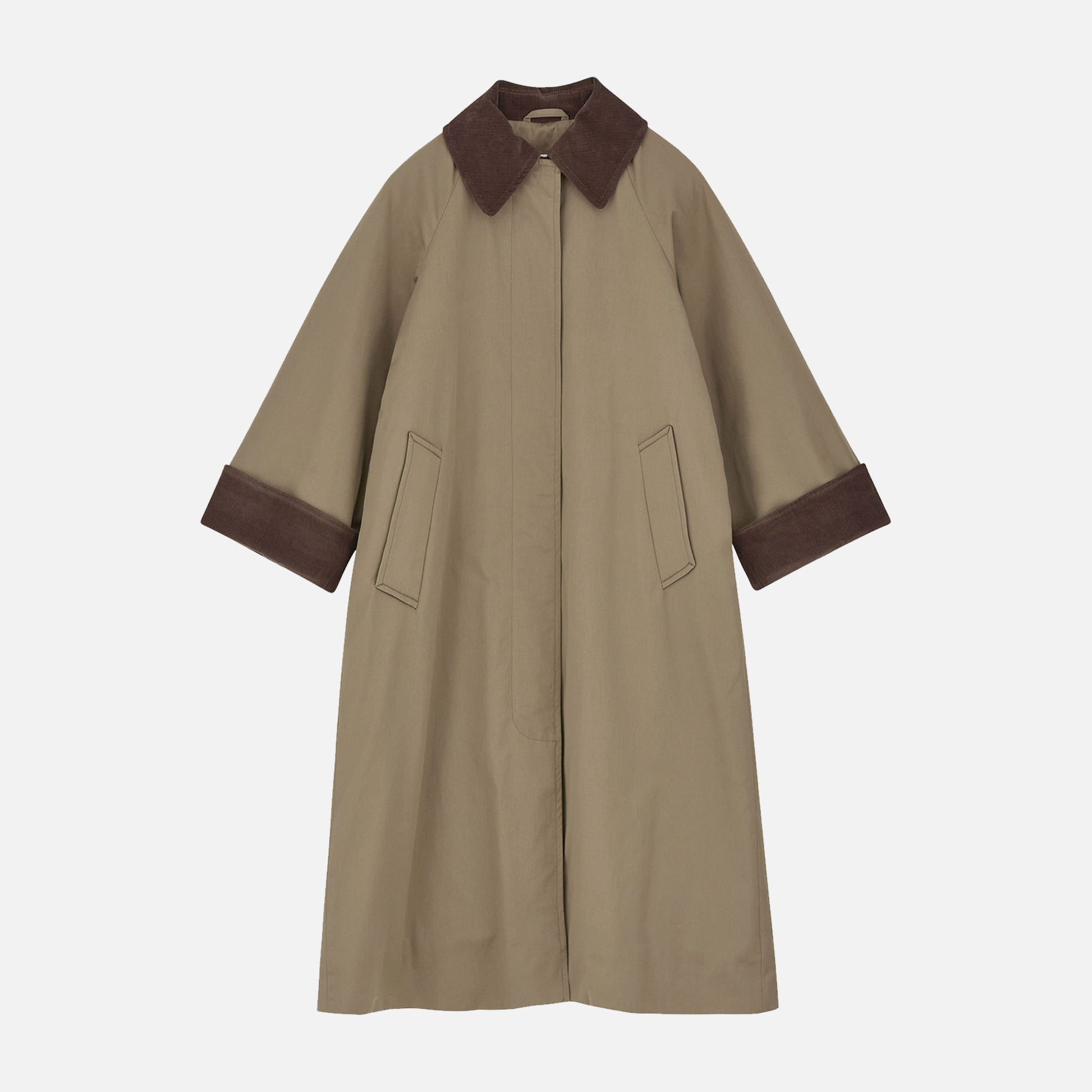 Gaby Coat Taupe/Brown