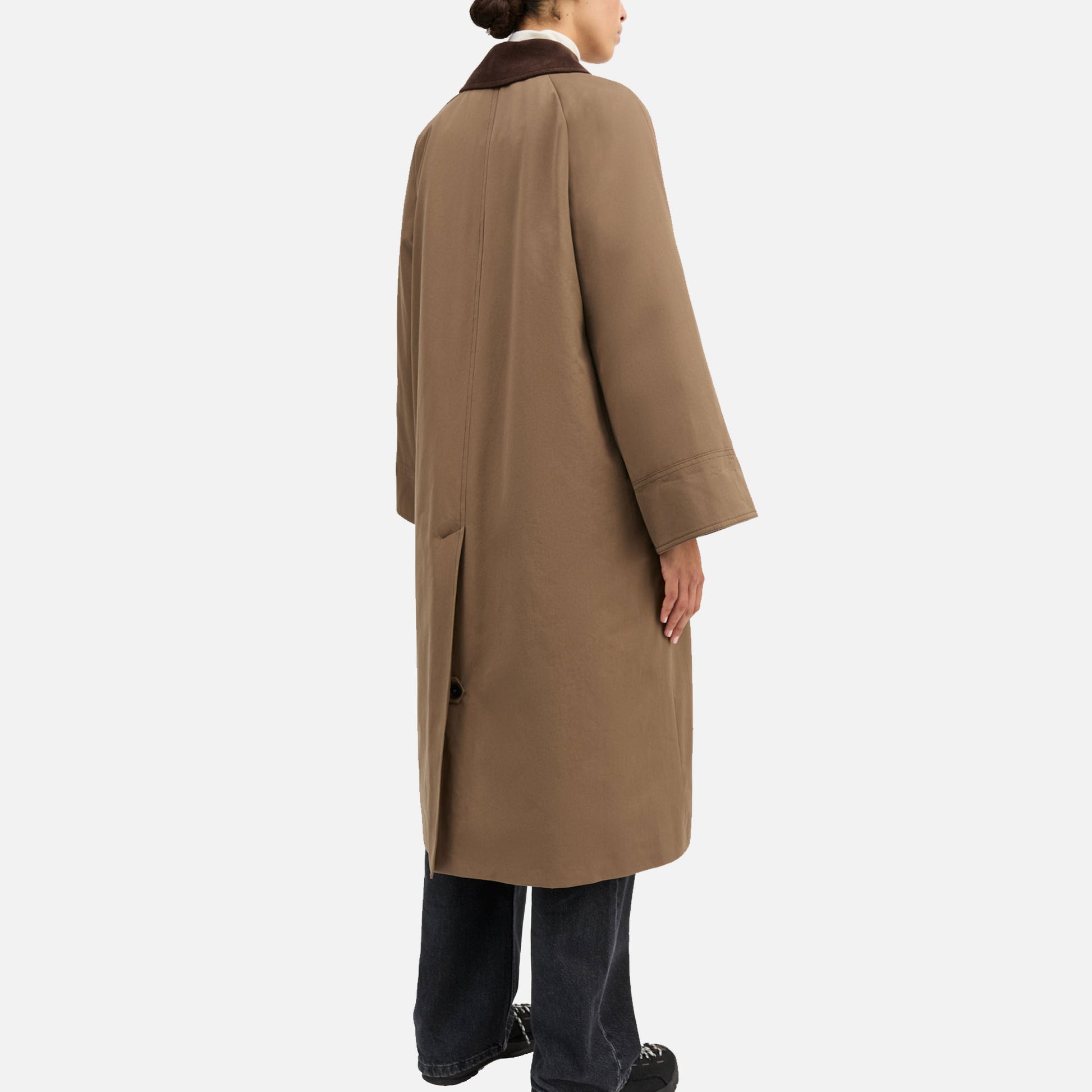 Gaby Coat Taupe/Brown