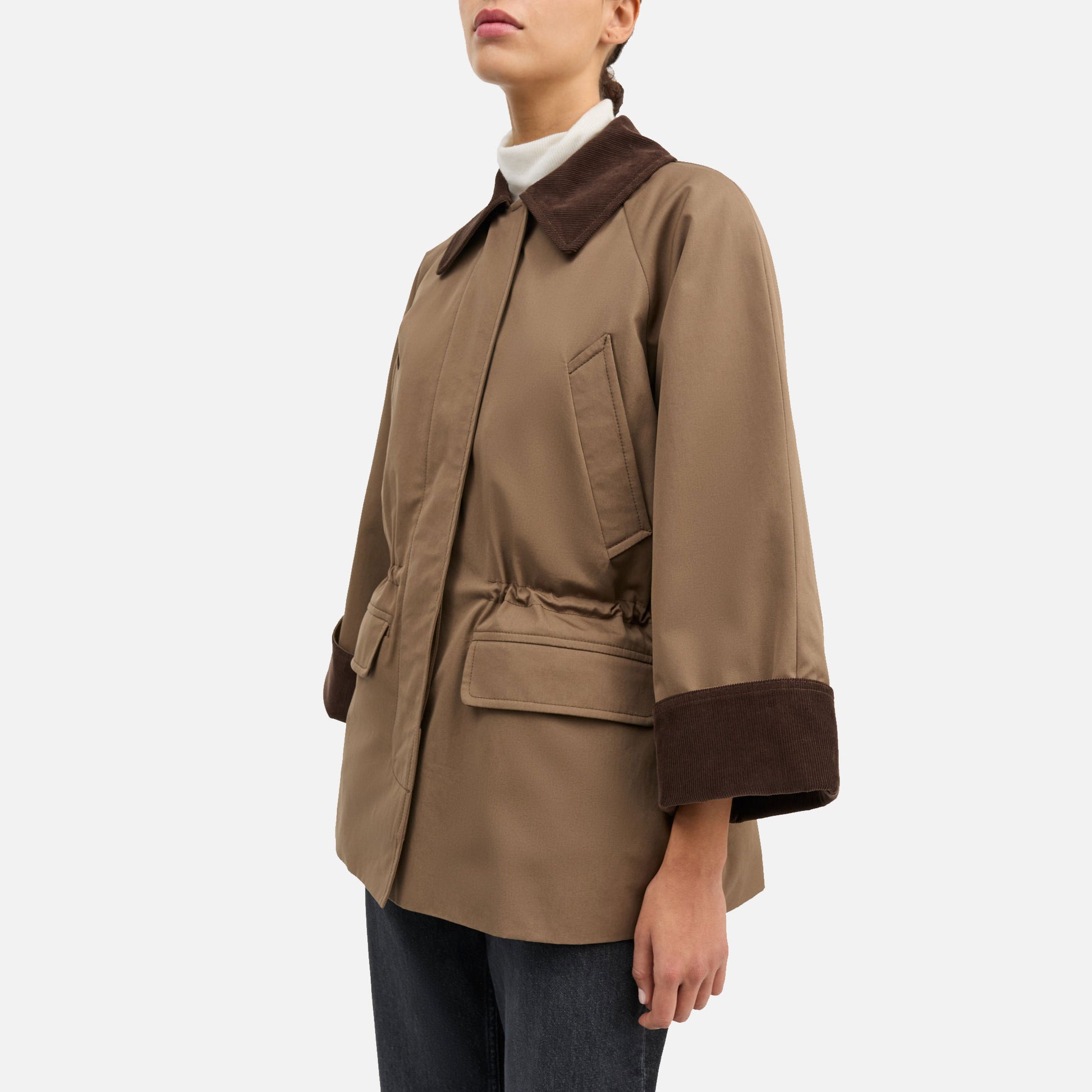 Gaby Jacket Taupe/Brown