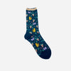 Garden Cat Socks Green