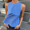 Gardenia Clear Blue Check