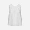 Gardenia White/Black Stripe
