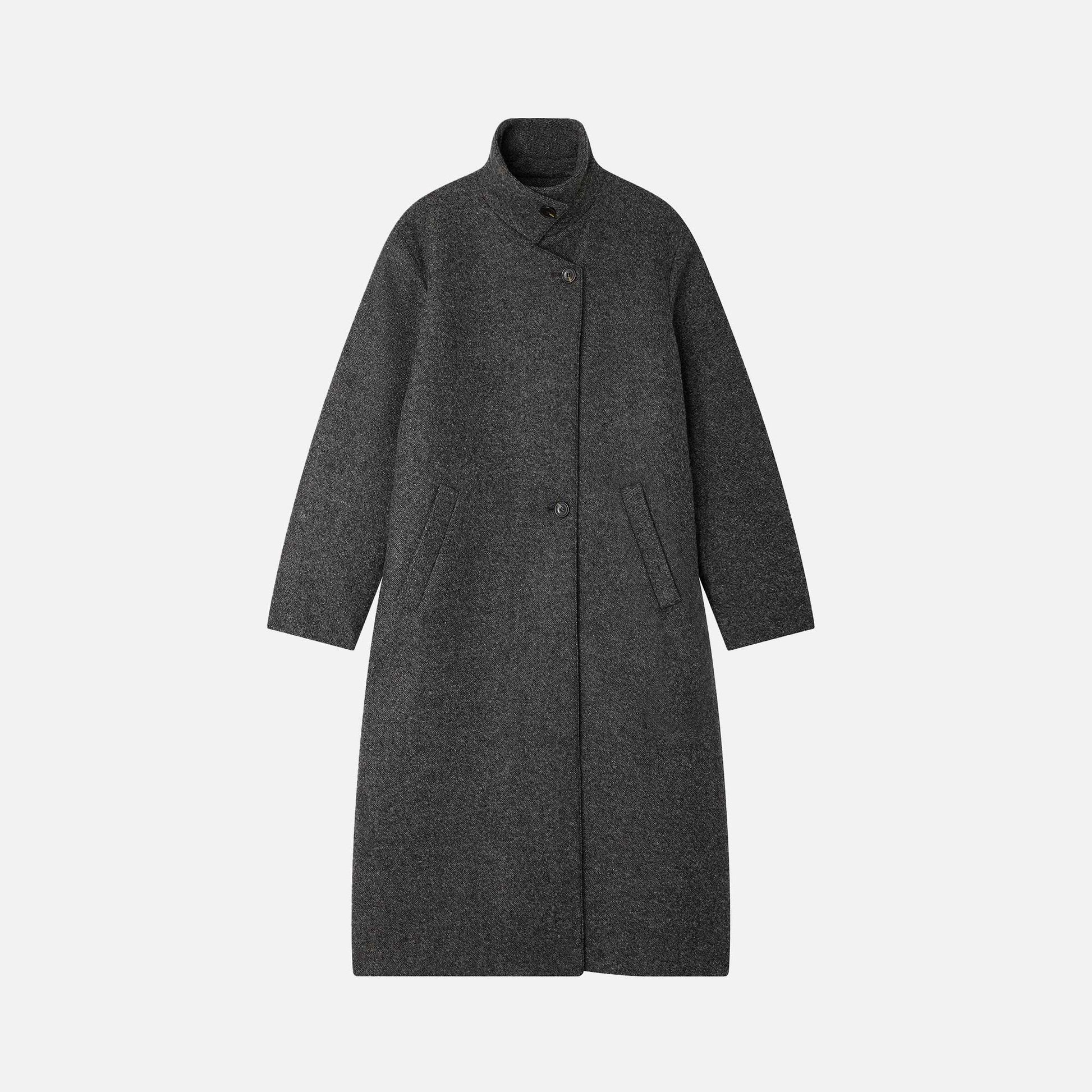 Germain Coat Gris Chine