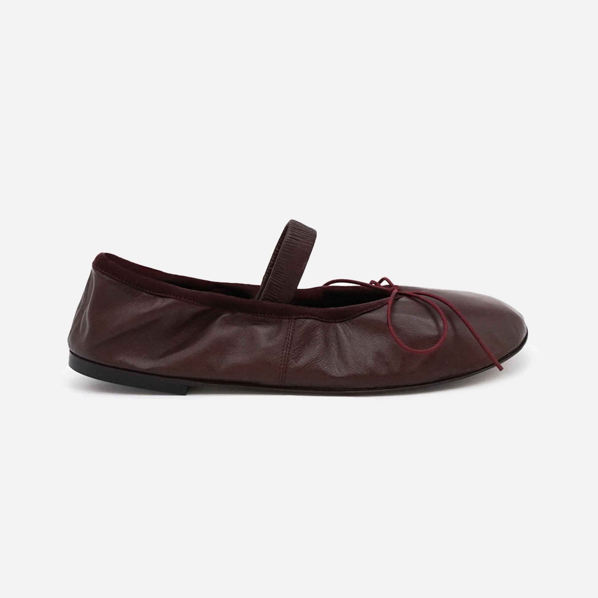 Glove Mary Jane Ballet Flats Oxblood