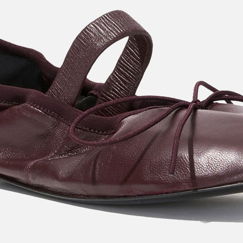 Glove Mary Jane Ballet Flats Oxblood