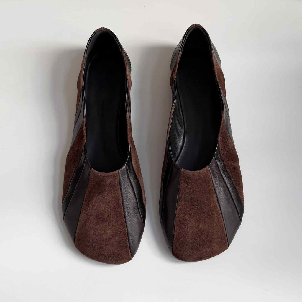 Glove Slippers Black/Espresso Multi