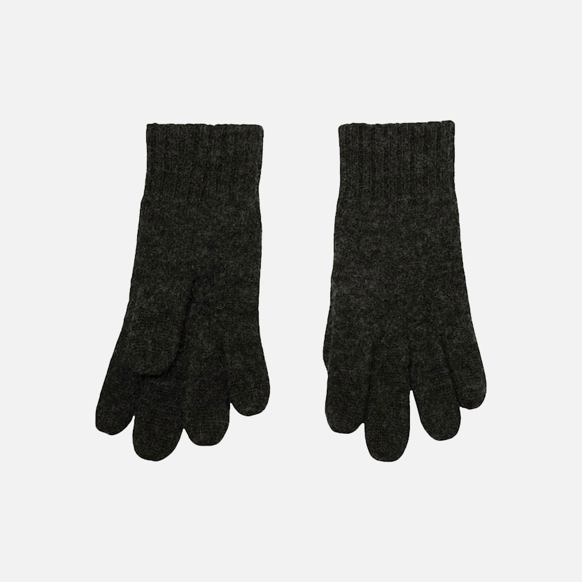 Gloves Grey Melange